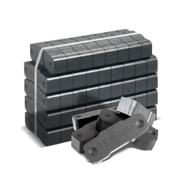 Rekord Braunkohlebriketts – 1000 kg Palette (40 x 25 kg) Langbrennende Briketts für Kamin & Ofen